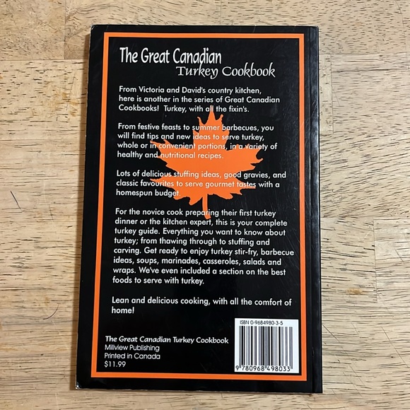 The Great Canadian Turkey Cookbook by Victoria and David Boyd - Picture 2 of 6